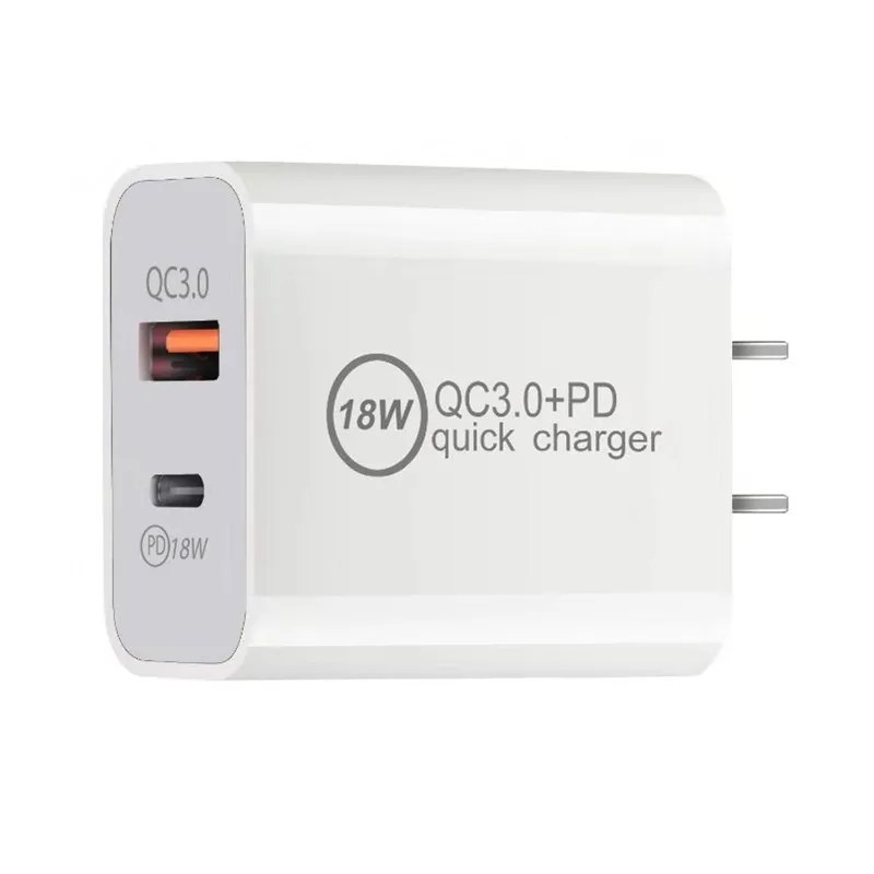 Fast Portable Travel Use US EU Plug Adapter 18W PD QC3.0 Type C USB Wall Charger For iphone 12, White
Fast Portable Travel Use US EU Plug Adapter 18W PD QC3.0 Type C USB Wall Charger For iphone 12, White