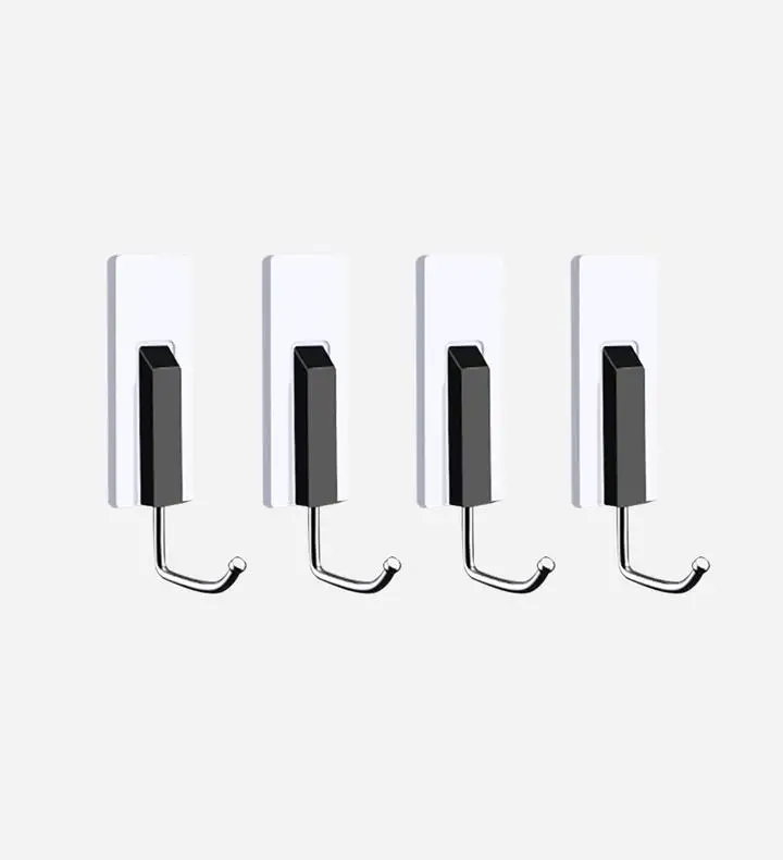 JOYBOS 4pcs Creative Wall Hooks Waterproof Oilproof Reusable Kitchen Bathroom Hooks Self Adhesive Towel Key Hook
JOYBOS 4pcs Creative Wall Hooks Waterproof Oilproof Reusable Kitchen Bathroom Hooks Self Adhesive Towel Key Hook