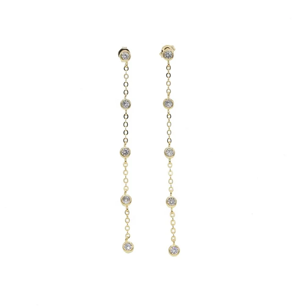 fashion jewelry 5 PCS BEZEL cz cubic zirconia gold color elegant long chain tassel dangle cz beaded charm earring
fashion jewelry 5 PCS BEZEL cz cubic zirconia gold color elegant long chain tassel dangle cz beaded charm earring