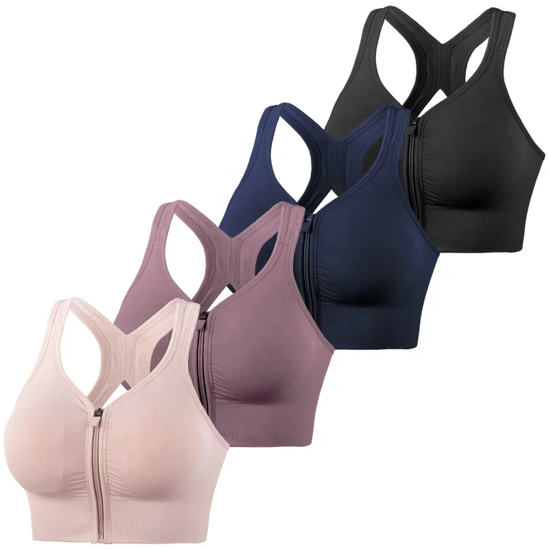 Fit Seamless Wirefree Cross Front Zipper Sujetador Deportivo Plus Size Sport Bra Running Workout Fitness Gym Yoga Bra For Womens
Fit Seamless Wirefree Cross Front Zipper Sujetador Deportivo Plus Size Sport Bra Running Workout Fitness Gym Yoga Bra For Womens