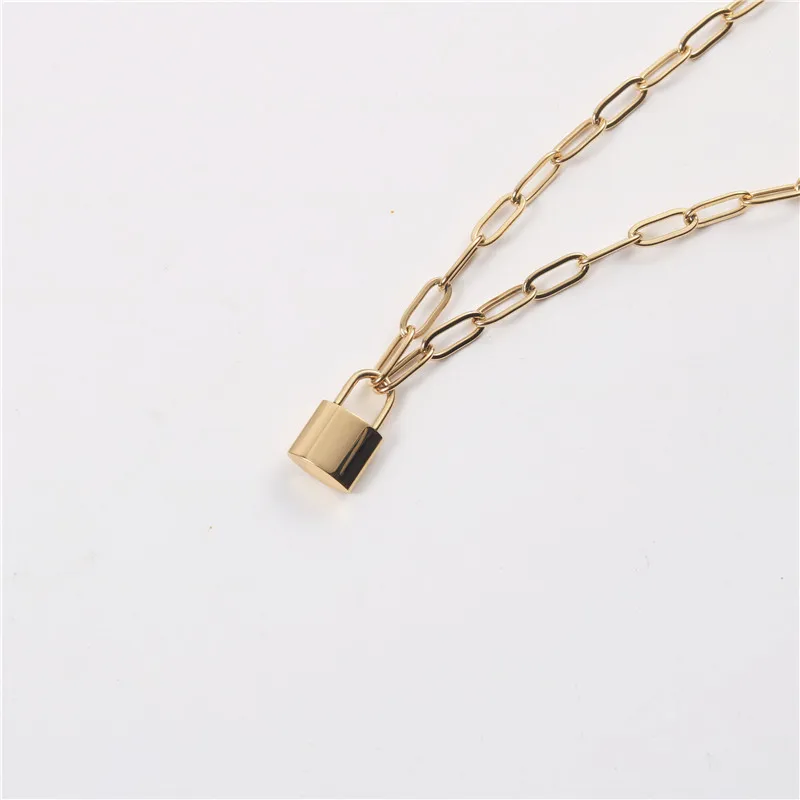 Punk Hip Hop Style Fashion Jewelry Lock Pendant Statement Choker Necklace for Women Girls
Punk Hip Hop Style Fashion Jewelry Lock Pendant Statement Choker Necklace for Women Girls