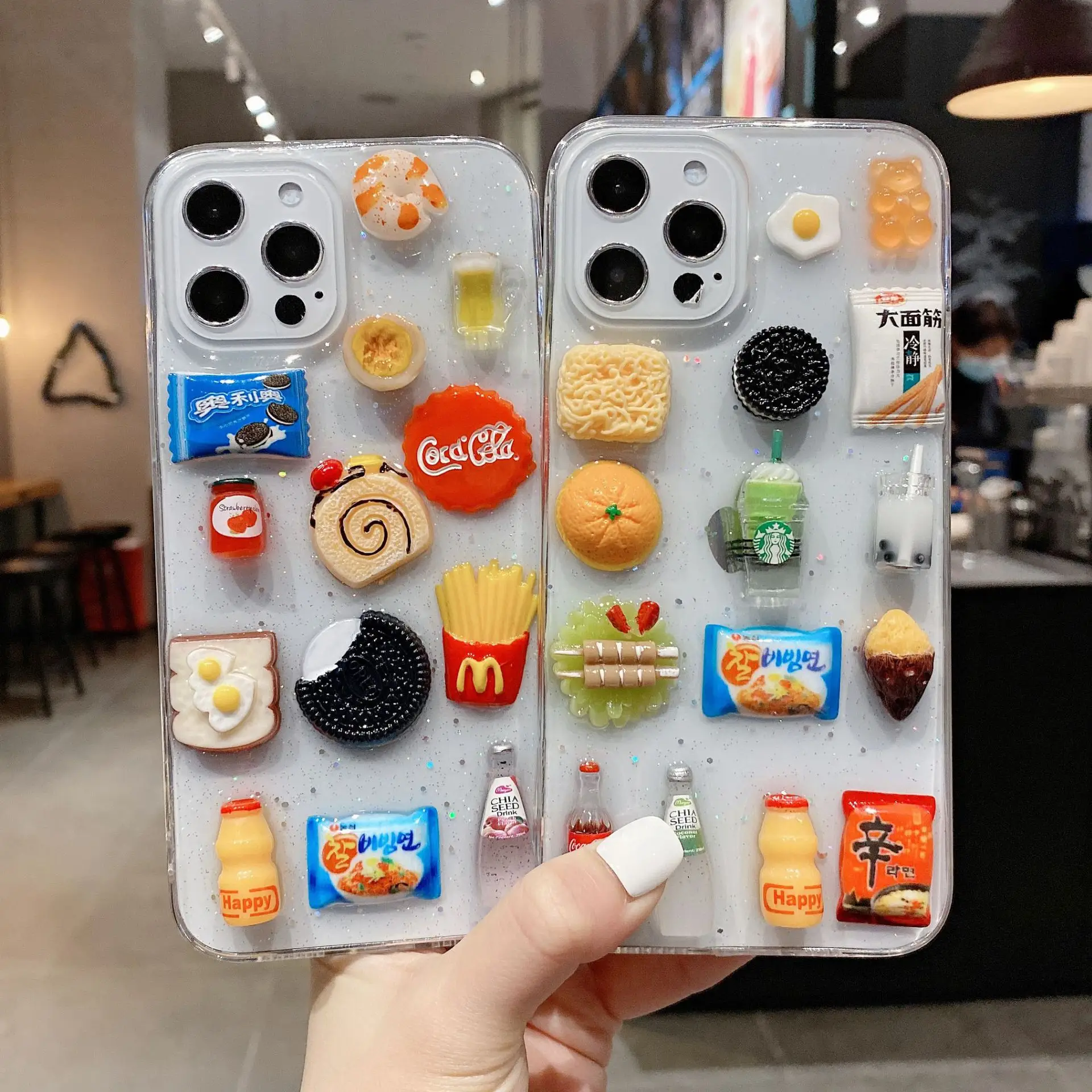 3D Beverage Bottle French Fries Cake Epoxy Phone Case for iPhone 13 12 11 XS MAX Mini 7 8 TPU Cover, As shown
3D Beverage Bottle French Fries Cake Epoxy Phone Case for iPhone 13 12 11 XS MAX Mini 7 8 TPU Cover, As shown