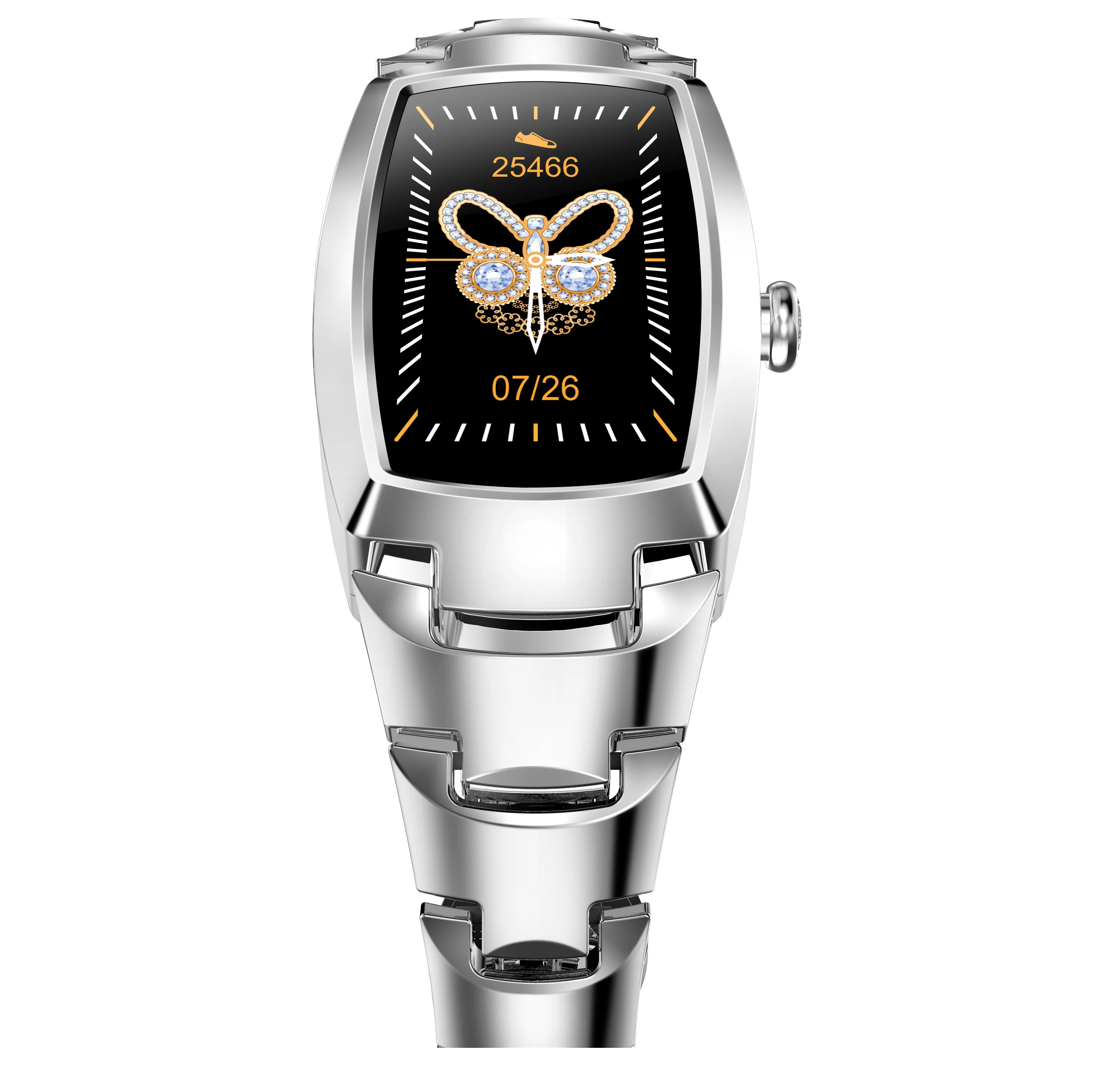 Made In China Factory Supply New Type 2020 Smart Watch Charging For Women With Metal Bracelets, Silver,gold
Made In China Factory Supply New Type 2020 Smart Watch Charging For Women With Metal Bracelets, Silver,gold