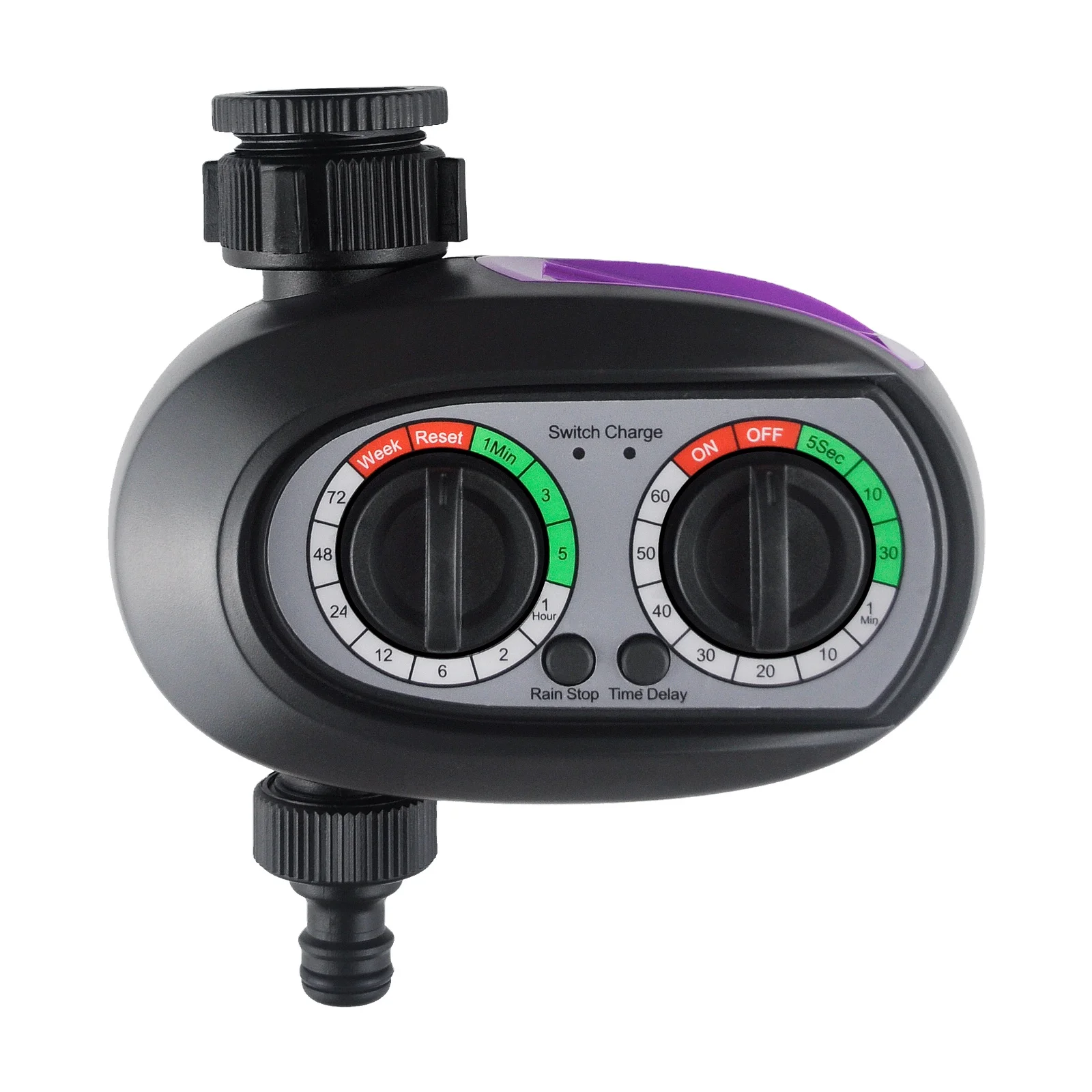 Garden Water Irrigation Controller Watering Timer New Green Controlled Irrigation Time Aka Poem Connector Battery Pro Packing, Purple
Garden Water Irrigation Controller Watering Timer New Green Controlled Irrigation Time Aka Poem Connector Battery Pro Packing, Purple