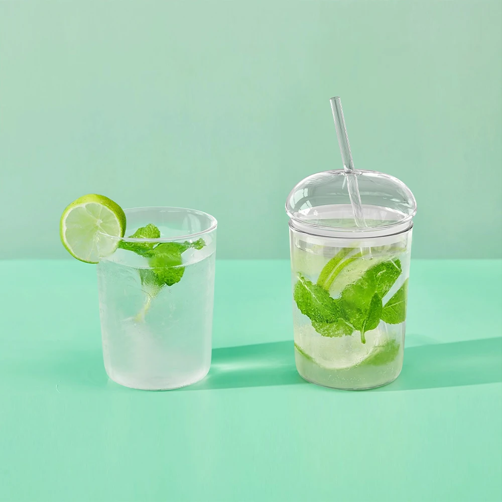 Glass Cup with Lid and Straw Coffee Tumblers Heat Resistant Milk Clear Drinking 16oz glass can for Bubble Tea coffee Soda
Glass Cup with Lid and Straw Coffee Tumblers Heat Resistant Milk Clear Drinking 16oz glass can for Bubble Tea coffee Soda