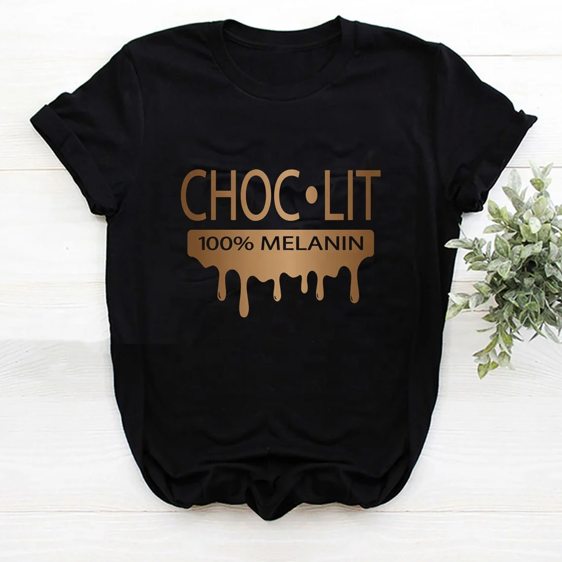 Hot Design Choc Lit Melanin Printing T-shirt Summer Graphic Soft Cotton XS-XXXL Oversized Ladies Tshirt, Black white gray dark blue red
Hot Design Choc Lit Melanin Printing T-shirt Summer Graphic Soft Cotton XS-XXXL Oversized Ladies Tshirt, Black white gray dark blue red