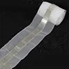 New strip shape beaded embroidery mesh lace trim decorative for bride wedding