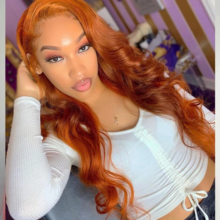 Brazilian Ginger Blonde Lace Front Human Hair Wigs for Black Women Glueless 180Density Lace Wigs with Baby Hair Remy
Brazilian Ginger Blonde Lace Front Human Hair Wigs for Black Women Glueless 180Density Lace Wigs with Baby Hair Remy