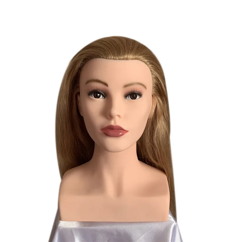 100% of the real hair doll dummy head, the most popular training head for hairdressers
100% of the real hair doll dummy head, the most popular training head for hairdressers