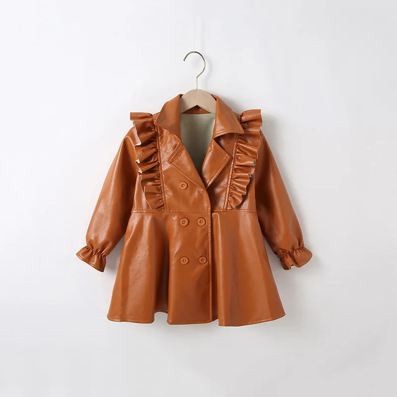 Girl Outwear Jackets 2021 New Autumn Winter Warm Kids Pu Leather Coat, As picture
Girl Outwear Jackets 2021 New Autumn Winter Warm Kids Pu Leather Coat, As picture