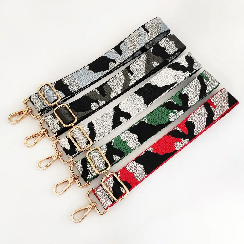 Meetee B-J250 Silver Camouflage Ribbon Bag Accessories Adjustable Replacement Long Bag Strap
Meetee B-J250 Silver Camouflage Ribbon Bag Accessories Adjustable Replacement Long Bag Strap