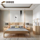 Modern Inn Hotel Bedroom Furniture With Wooden Furniture