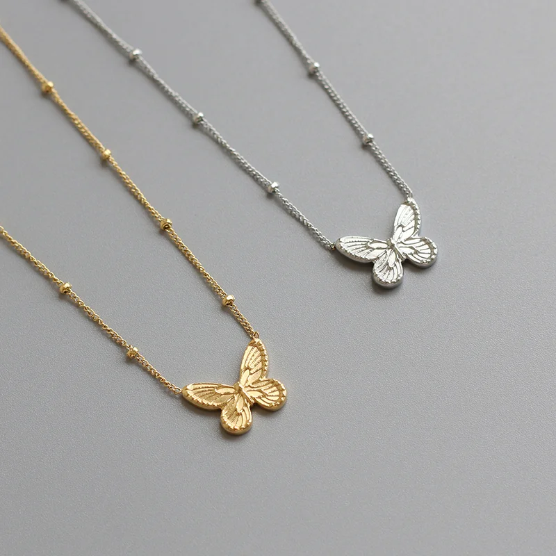 Wholesale Customize 18K Gold Plated Stainless Steel Butterfly Necklace Minimalist Women Jewelry Butterfly Charm Pendant Necklace, Gold color
Wholesale Customize 18K Gold Plated Stainless Steel Butterfly Necklace Minimalist Women Jewelry Butterfly Charm Pendant Necklace, Gold color