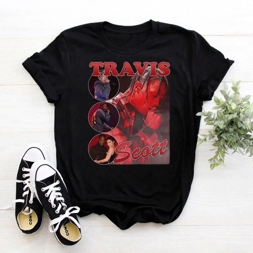 Wholesale Cool Travis Scott Rapper Printing Tshirt Custom Cotton Plus Size Loose Neck Graphic Men T-shirt
Wholesale Cool Travis Scott Rapper Printing Tshirt Custom Cotton Plus Size Loose Neck Graphic Men T-shirt