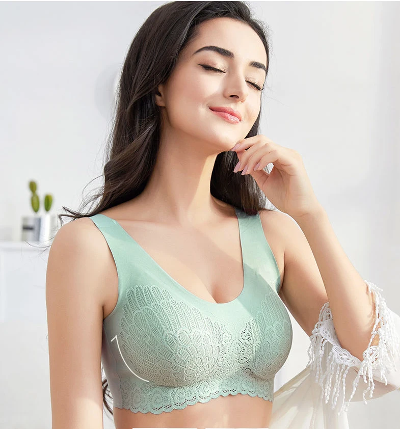 High Quality Wholesale Women Comfortable Sexy Padded Ladies Lace Seamless Latex Bra, 5 colors as pictures
High Quality Wholesale Women Comfortable Sexy Padded Ladies Lace Seamless Latex Bra, 5 colors as pictures