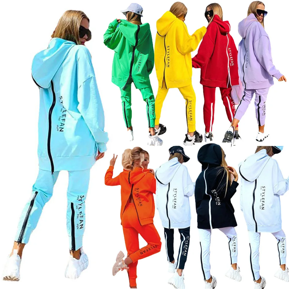 2021korean streetwear fashion women fall apparel streetwear hoodie womens two piece set
2021korean streetwear fashion women fall apparel streetwear hoodie womens two piece set
