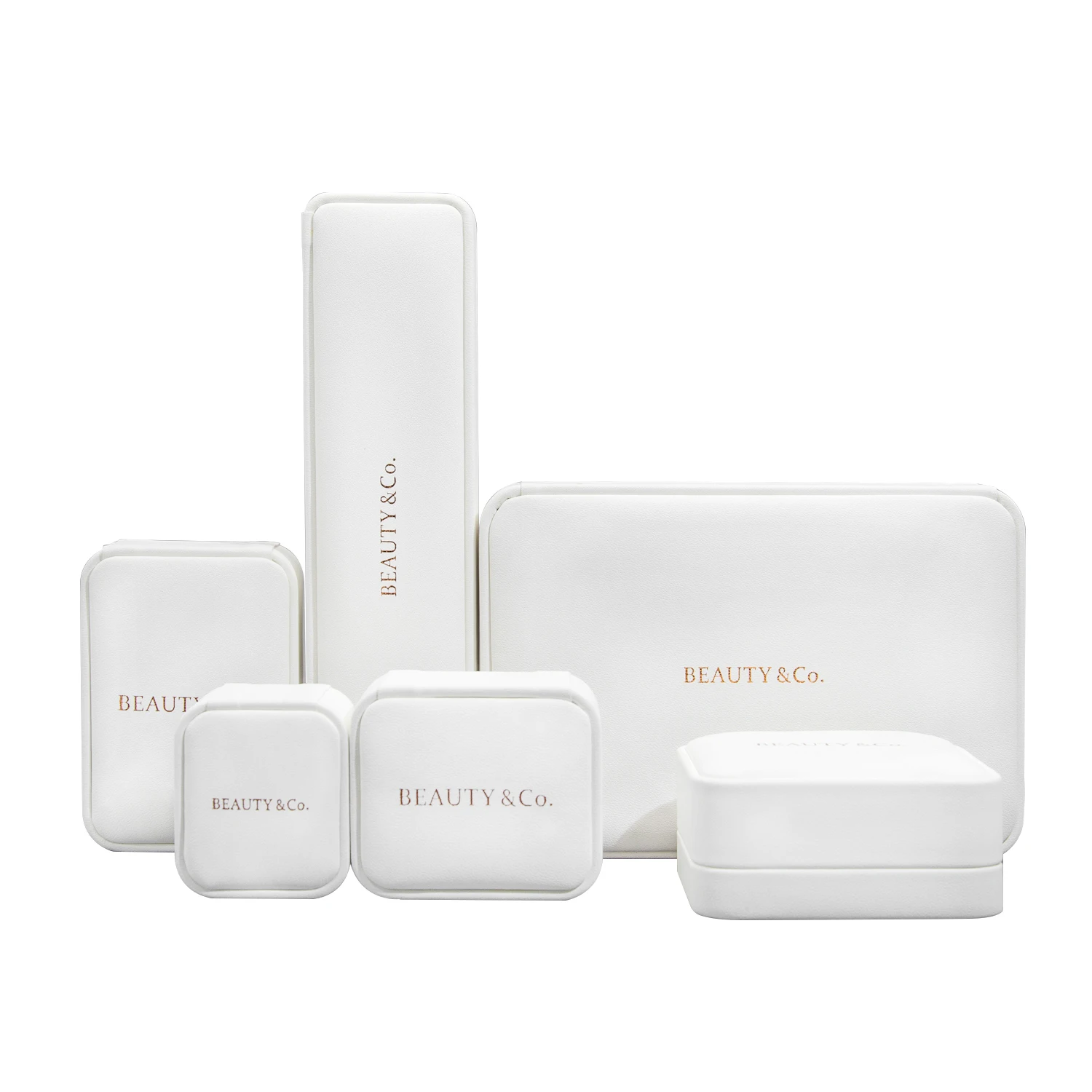 Trendy PU leather jewellery packaging box with logo custom, Pure white+white internal
Trendy PU leather jewellery packaging box with logo custom, Pure white+white internal
