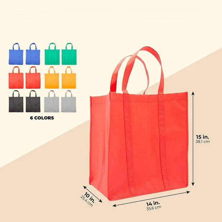 Reusable Grocery Bags Large Non Woven Tote for Shopping Gifts custom promotional non woven tote grocery bag
Reusable Grocery Bags Large Non Woven Tote for Shopping Gifts custom promotional non woven tote grocery bag