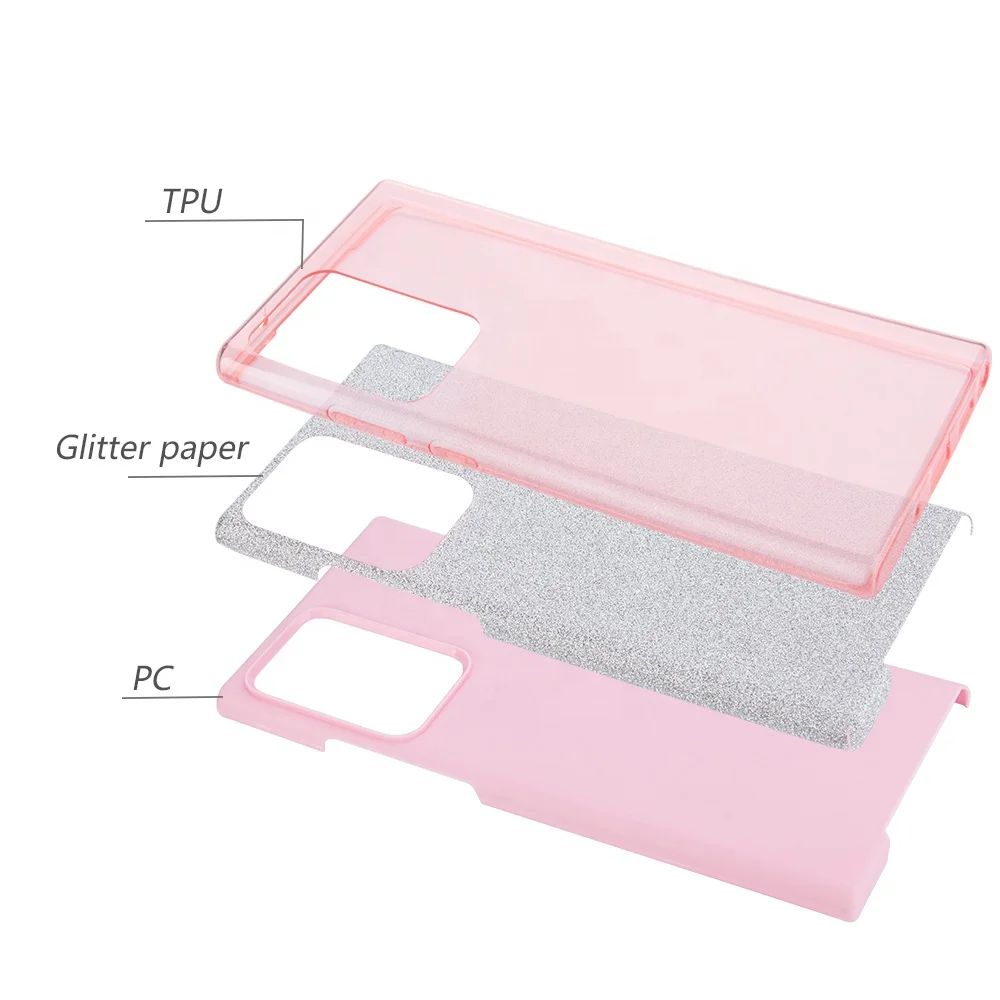 Fashion design 3 in 1 Shinning soft Bumper Bling Glitter mobile Phone Case for Samsung galaxy note20pro, Multi-color, can be customized
Fashion design 3 in 1 Shinning soft Bumper Bling Glitter mobile Phone Case for Samsung galaxy note20pro, Multi-color, can be customized