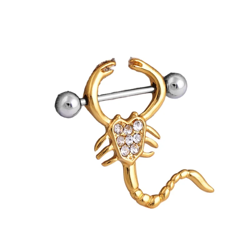 Punk Style 316L Stainless Steel Zodiac Scorpio Shape Tongue Nipple Piercing Rings for men
Punk Style 316L Stainless Steel Zodiac Scorpio Shape Tongue Nipple Piercing Rings for men