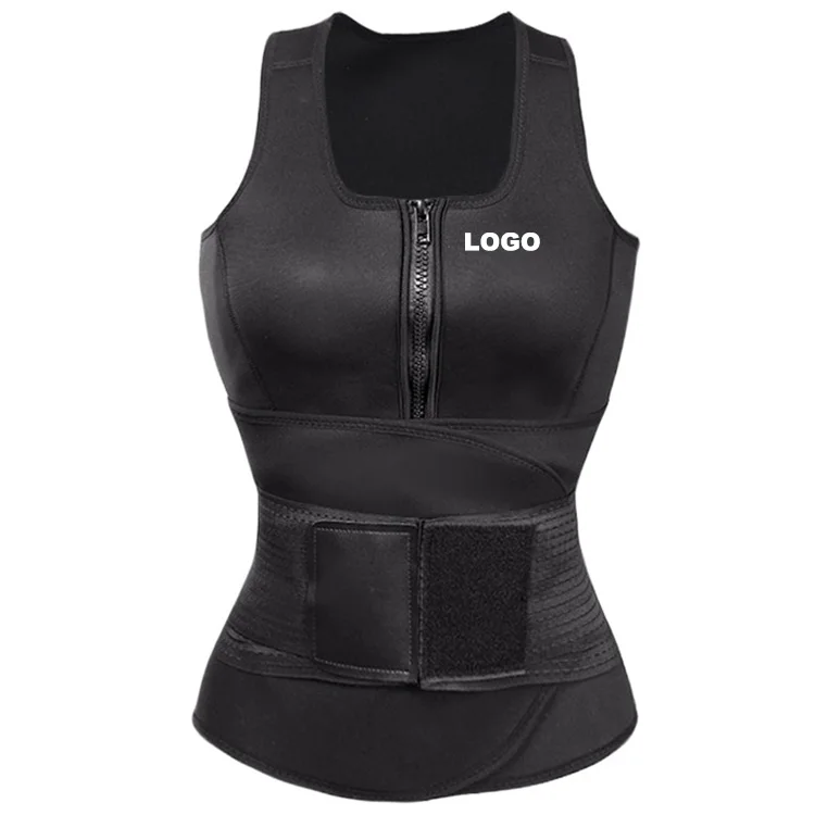 Custom Logo Compression Adjustable Belt Zipper Front Women Body Shaper Neoprene Waist Trainer Vest
Custom Logo Compression Adjustable Belt Zipper Front Women Body Shaper Neoprene Waist Trainer Vest