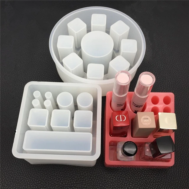 DIY resin craft silicone lipstick storage holder mold lipstick rack molds, White
DIY resin craft silicone lipstick storage holder mold lipstick rack molds, White