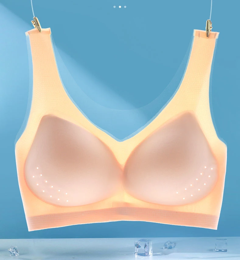 Free Shipping ultra thin ice silk traceless underwear women's large chest anti sagging large size vest bra
Free Shipping ultra thin ice silk traceless underwear women's large chest anti sagging large size vest bra