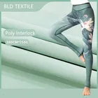 High density 20D elastic polyester interlock spandex fabric for sportewear