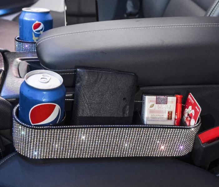 car interior women storage box decoration Car Organizer Seat Slit Gap Diamond car seat gap organizer 
car interior women storage box decoration Car Organizer Seat Slit Gap Diamond car seat gap organizer