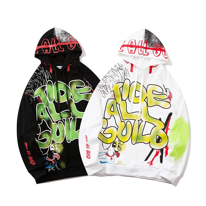 2021 new autumn and winter hooded sweater black large size men's fashion trendy brand printed hoodie
2021 new autumn and winter hooded sweater black large size men's fashion trendy brand printed hoodie