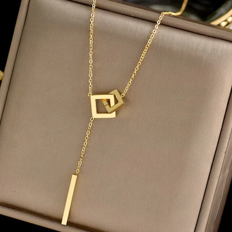 2023 Stainless Steel Jewelry Necklace Geometric Irregular Pendant Necklace for Women
2023 Stainless Steel Jewelry Necklace Geometric Irregular Pendant Necklace for Women