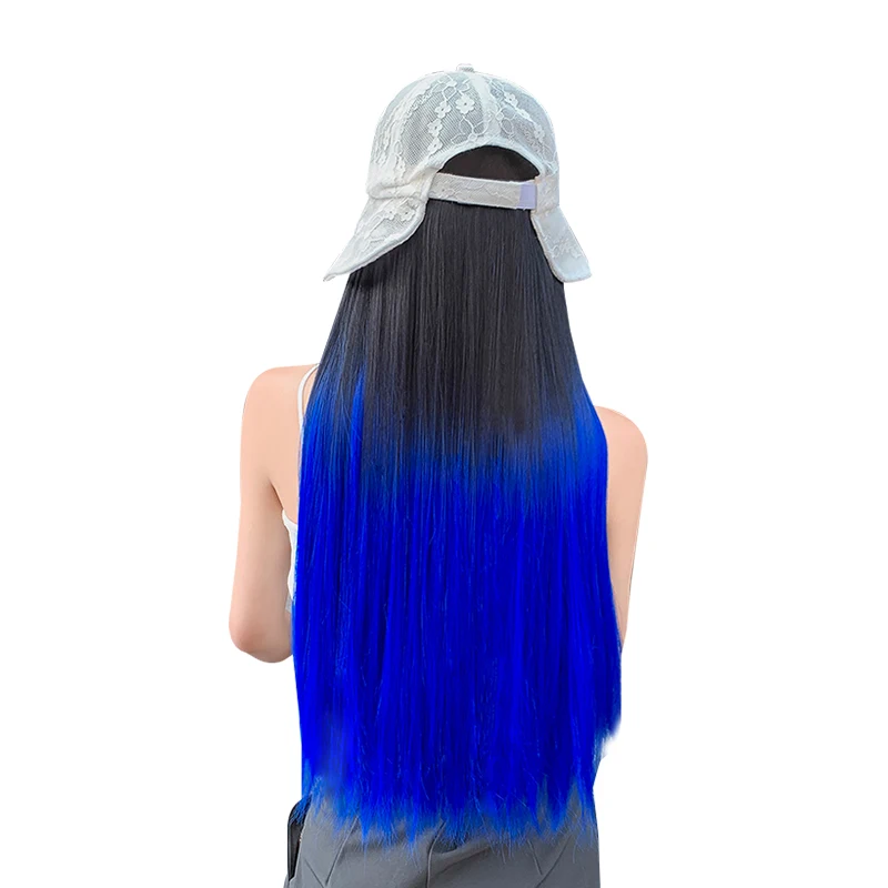 Fashion Female Detachable Wig Hat Gradient Color Long Straight Hair Wig Piece Hat Wig
Fashion Female Detachable Wig Hat Gradient Color Long Straight Hair Wig Piece Hat Wig