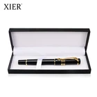 Luxury business custom logo fountain pen with box set metal pen gift box set for office business usage