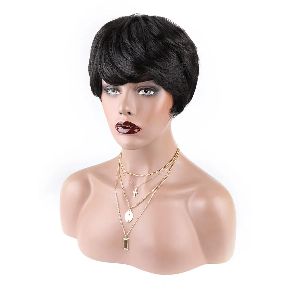 Brazilian Short Straight Wigs Cheap Hot Sell Best Human Hair Wig With Bangs Pixie Cut Wig frontal human hair
Brazilian Short Straight Wigs Cheap Hot Sell Best Human Hair Wig With Bangs Pixie Cut Wig frontal human hair