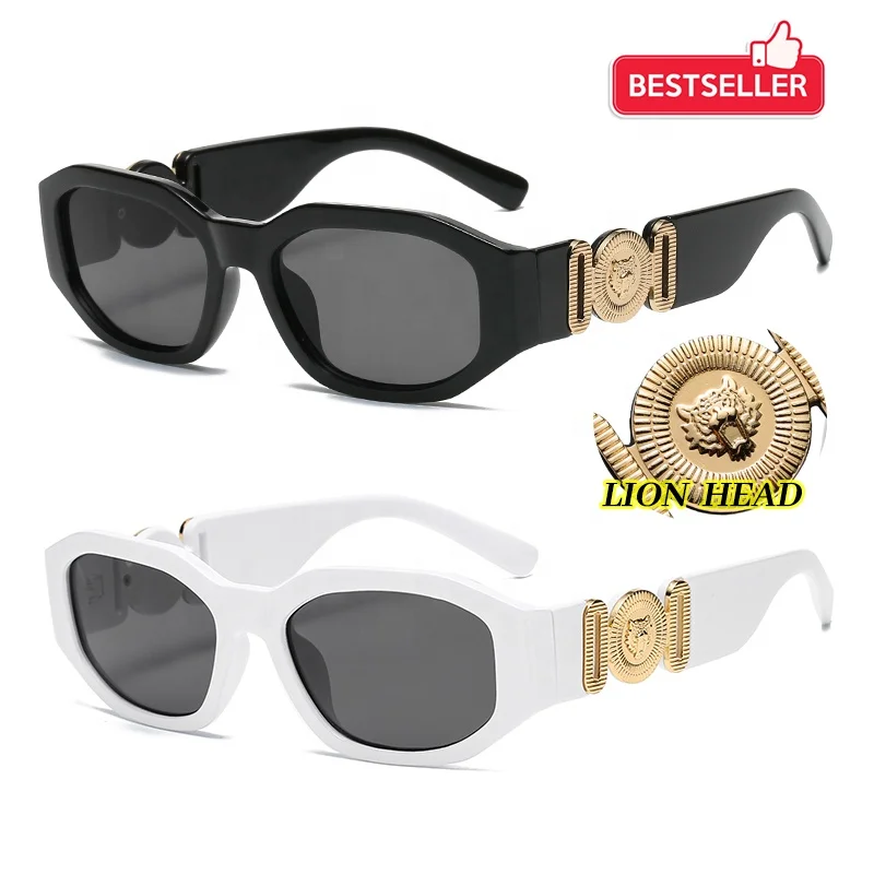 Newest trend Italy luxury designer uv400 ce cat 3 vintage women small black polygon frame medusaa sunglasses with gold lion head
Newest trend Italy luxury designer uv400 ce cat 3 vintage women small black polygon frame medusaa sunglasses with gold lion head