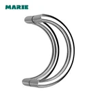 polish stainless steel door/gate handle design