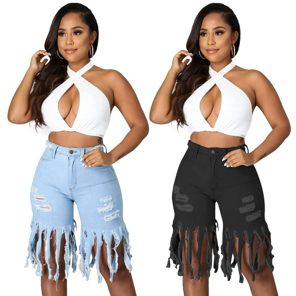 QC-p8595 2021 summer new style women fashion solid color frayed tassel women short jeans pants
QC-p8595 2021 summer new style women fashion solid color frayed tassel women short jeans pants