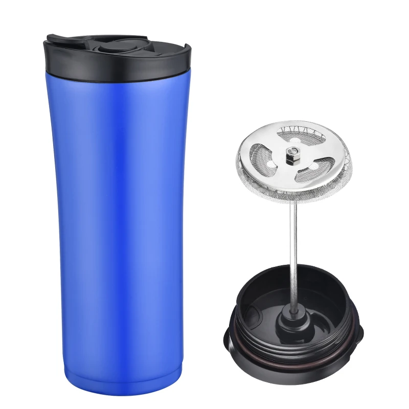 17 oz French Coffee Press Insulated Double Wall Stainless Steel Coffee Mug, Customized color
17 oz French Coffee Press Insulated Double Wall Stainless Steel Coffee Mug, Customized color