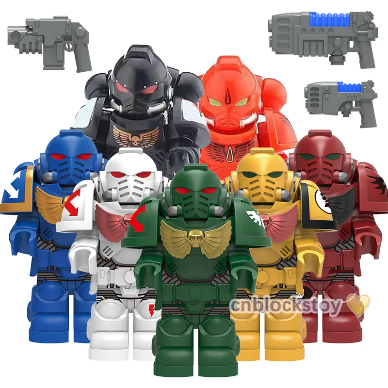 Game Series Imperial Fists Dark Angels White Scars Space Marines Building Block Figure Collect Plastic Toy MY601-MY605 BA01 BT01
Game Series Imperial Fists Dark Angels White Scars Space Marines Building Block Figure Collect Plastic Toy MY601-MY605 BA01 BT01