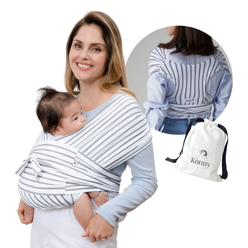 New product baby sling summer pure cotton cross simple sling X type front holding type childcare sling, Printed color
New product baby sling summer pure cotton cross simple sling X type front holding type childcare sling, Printed color