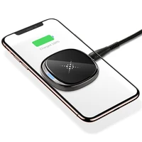 

Joyroom wireless quick glass led ultra thin smallest portable qi 10w fast charge wireless charger