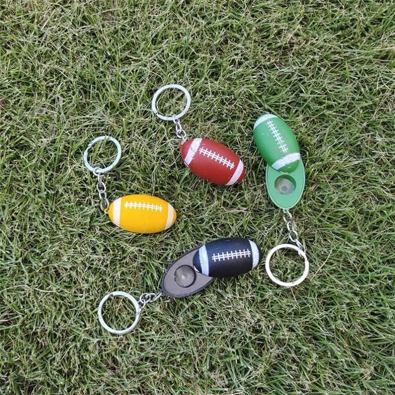 JH Wholesale Baseball Rugger Smoking Pipe Metal Rotating Keychain Mini Tobacco Pipe, Yellow/red/black/green
JH Wholesale Baseball Rugger Smoking Pipe Metal Rotating Keychain Mini Tobacco Pipe, Yellow/red/black/green