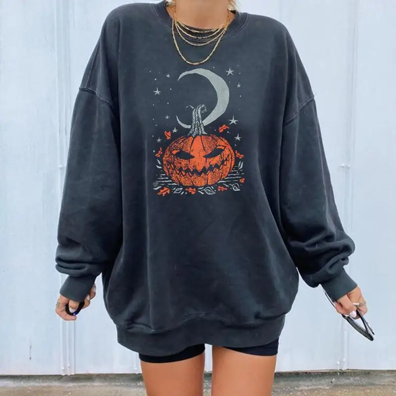 2021 Fashion Style Halloween Women Long Sleeve Vintage Embroidered Pumpkin Printing Crewneck Sweatshirt
2021 Fashion Style Halloween Women Long Sleeve Vintage Embroidered Pumpkin Printing Crewneck Sweatshirt