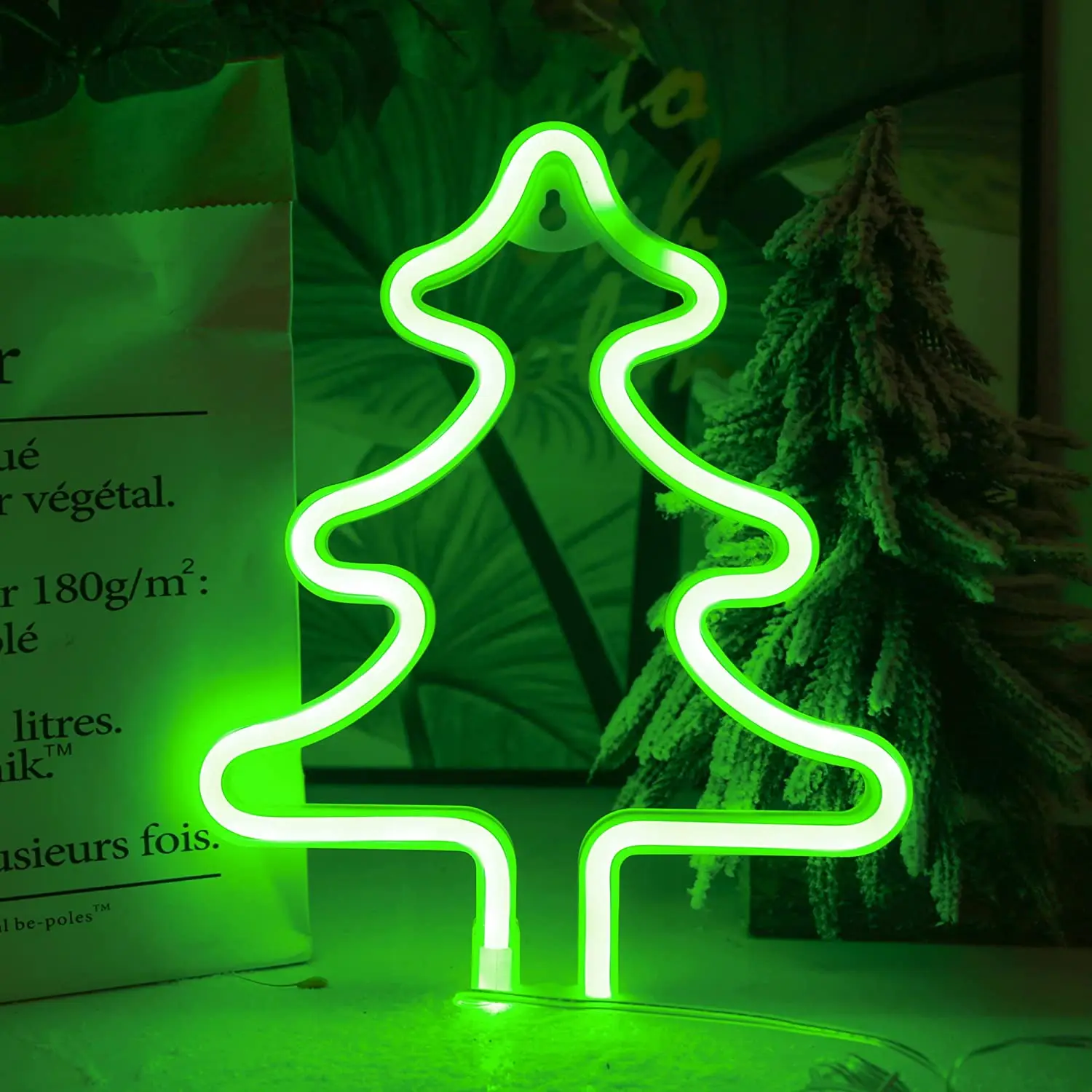LED Neon Light Clover Cactus Shape Wall Mounted LED Decorative Channel Letter Logo Sign Christmas Tree Neon Sign for Holiday
LED Neon Light Clover Cactus Shape Wall Mounted LED Decorative Channel Letter Logo Sign Christmas Tree Neon Sign for Holiday