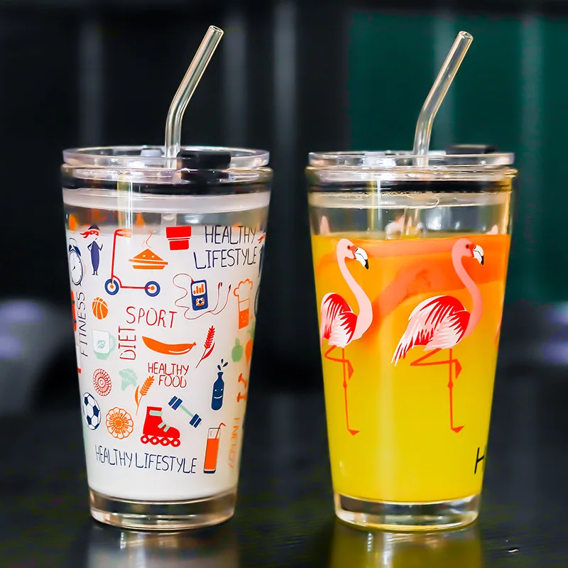 wholesale high quality 500ml custom coffee juice clear travel office glass mugs cups with straw and lid
wholesale high quality 500ml custom coffee juice clear travel office glass mugs cups with straw and lid