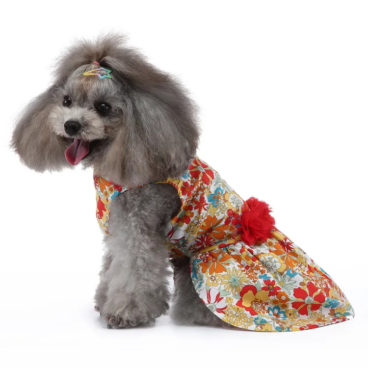 Spring Summer Pet Skirt Fashion Printing Puppy Cat Girl Short Skirt Small Dog Clothing Wholesale
Spring Summer Pet Skirt Fashion Printing Puppy Cat Girl Short Skirt Small Dog Clothing Wholesale