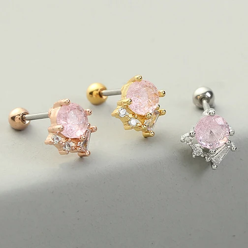 Libertygifts 18k star single stone shape silver 92.5silver women jewelry steel color stud small packing box nose pin, Multi
Libertygifts 18k star single stone shape silver 92.5silver women jewelry steel color stud small packing box nose pin, Multi