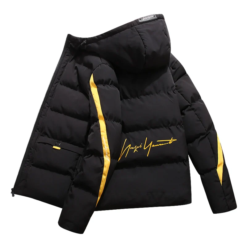 Winter New Casual Fashion Trend Wild Tooling Hooded Thick Coat Warm Cotton Custom Long Bomber Jacket For Men, Red, yellow, gray
Winter New Casual Fashion Trend Wild Tooling Hooded Thick Coat Warm Cotton Custom Long Bomber Jacket For Men, Red, yellow, gray