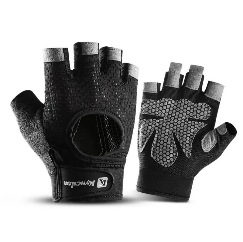 Outdoor Sports Fitness Gloves For Men And Women Weightlifting Breathable Non-slip Silicone Half-finger Cycling Gloves Wholesale, As picture
Outdoor Sports Fitness Gloves For Men And Women Weightlifting Breathable Non-slip Silicone Half-finger Cycling Gloves Wholesale, As picture
