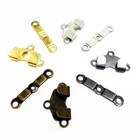 two rows hook and bar for trousers double hooks brass material plating to metal colors anti rust trousers hook & eye
